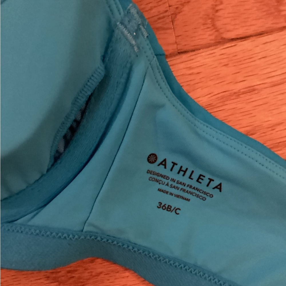NWT ATHLETA BONDI 36 BC BRA CUP BIKINI TOP UNDERWIRE - ADJUSTABLE FIT QUICK DRY - Picture 8 of 11